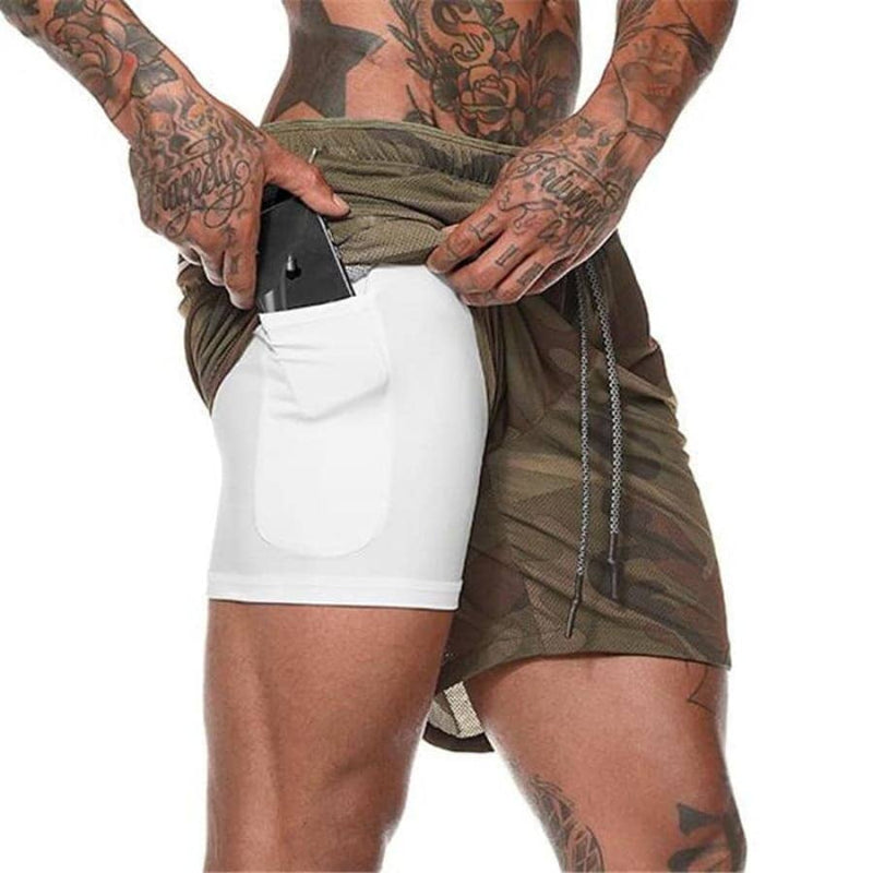 Shorts Para Treino 2 em 1 Esporte Air Effect 673 Direct Ofertas 